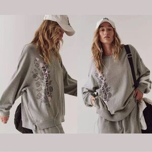 NWT FREE PEOPLE FP Movement Women's All Star Logo Pullover size S, M, L